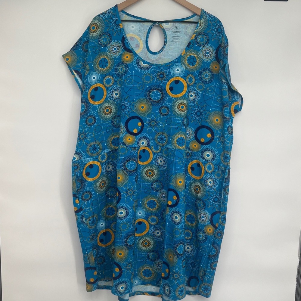 Princess Awesome Boy Wonder Dress ORGANIC COTTON Women 28-30 Spin Cycle STEM